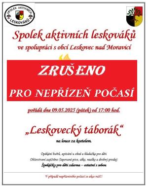 Zrušená akce v přírodě